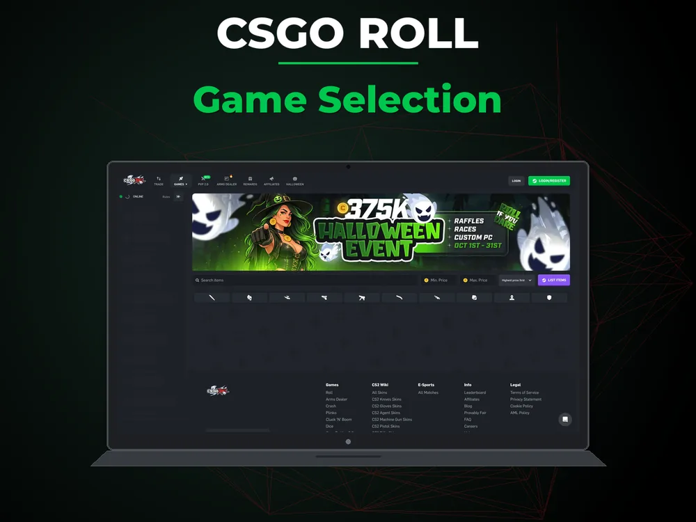Csgo Roll - Game Selection