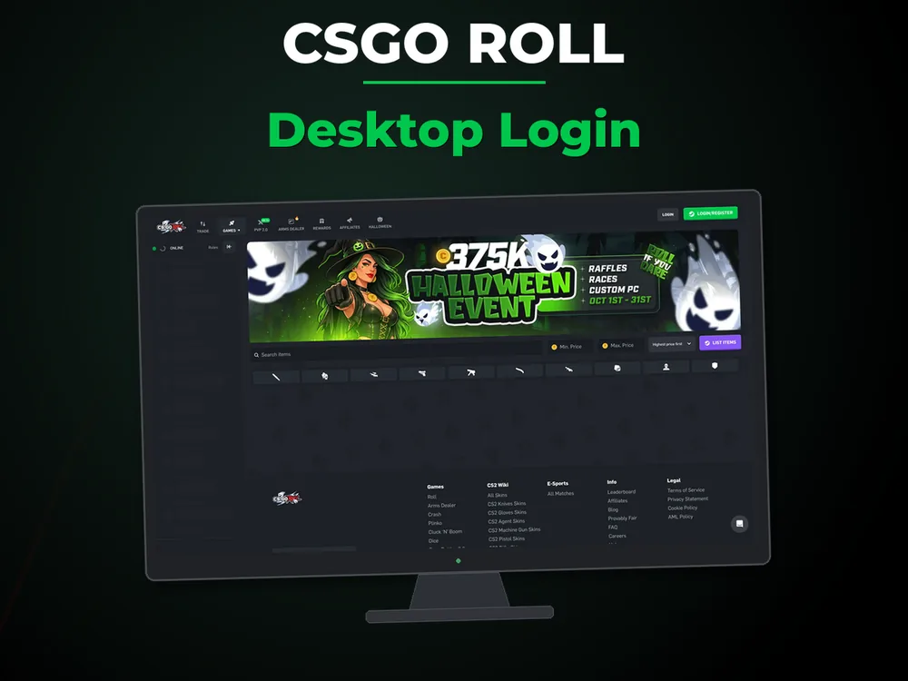 Csgo Roll - Desktop Login